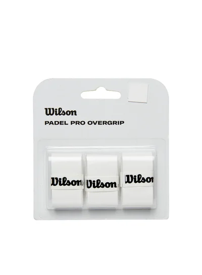 Wilson Padel Pro 3 Pack Overgrip Set - White