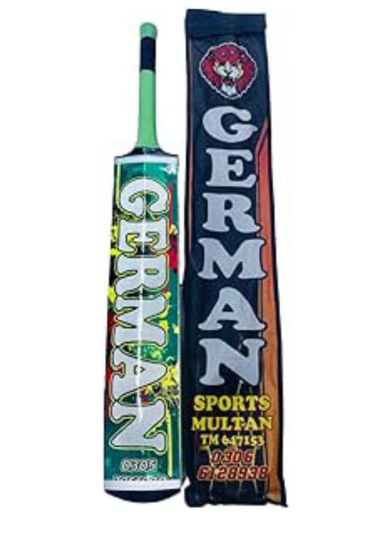 Generic - Cricket Bat for Tennis Ball and Tape Ball Cricket with Cover - Ideal for Professionals - Image 1
