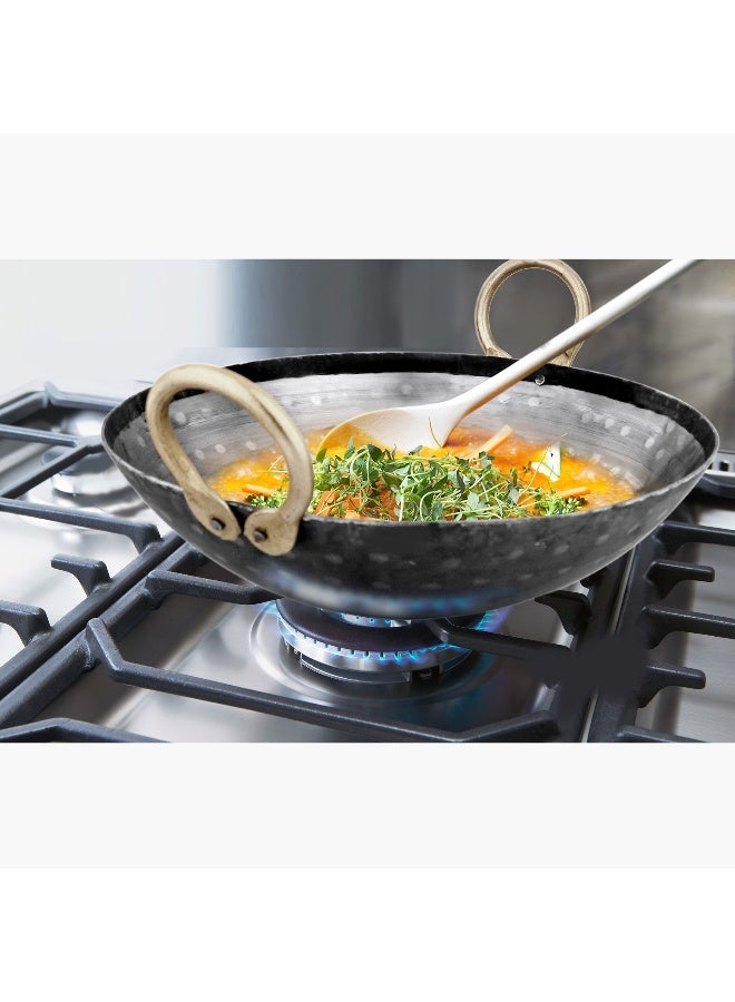 Home Box Ferric Wrought Iron Kadhai - Image 1