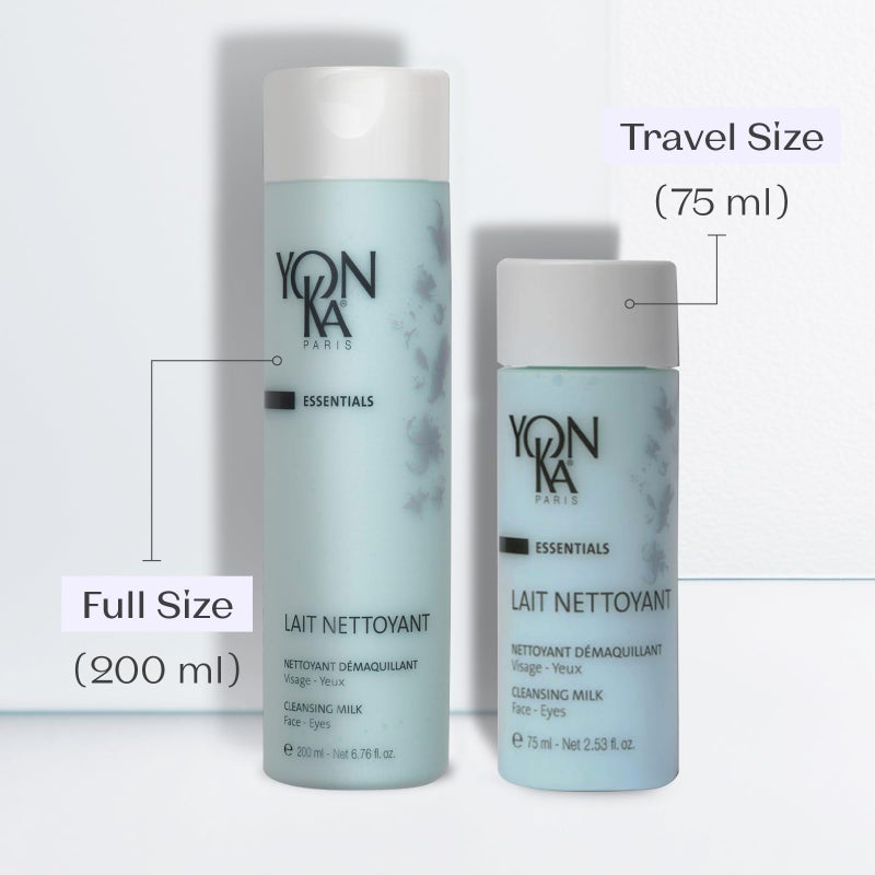 Yonka Yon-Ka Lait Nettoyant | Gentle Milk Cleanser & Makeup Remover with Plant-Based Ingredients | Moisturizes and Balances Skin pH | All Skin Types and Paraben Free | Travel Size 2.53 fl oz - Image 4
