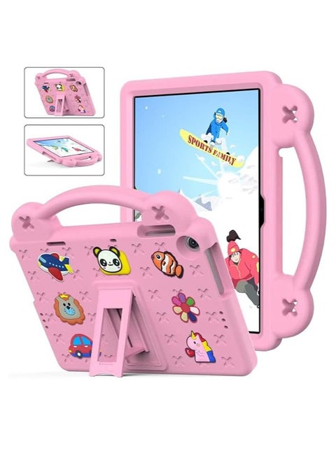 Kids Case Compatible with Huawei Matepad SE 10.4 Inch, Heavy Duty EVA Foam Shockproof Cover Kids Proof Case with Stand (Pink)