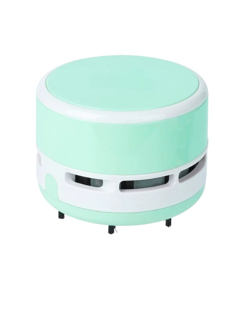tenwin Mini Vacuum Cleaner, Portable Desktop Cordless Sweeper, Low Noise Durable Table Cleaner, Easy To Use Lightweight Dust Sweeper For Home Office, (1pc, Green) - Image 1