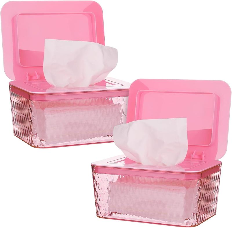 موزع مناديل الأطفال  
سعة 80 منديلاً  
تشغيل بيد واحدة - حامل مناديل محكم الإغلاق من السيليكون يحافظ على المناديل طازجة  
حاوية مناديل شفافة لمناديل الحفاضات - Image 2