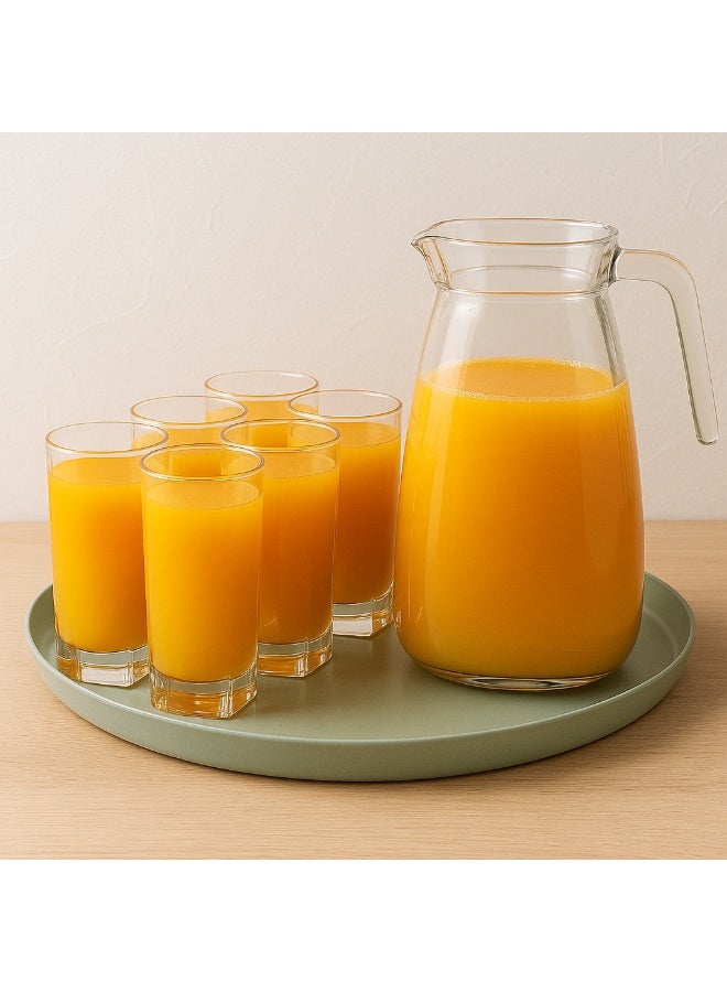 Pasabachi Turkish jug set with 6 multi use glasses - Image 1