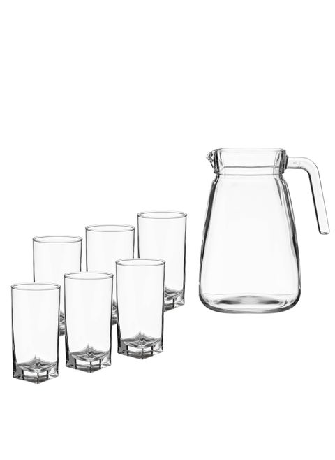Turkish jug set with 6 multi use glasses