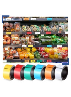 rocooart Magnetic Tape Roll Blank Magnetic Strips with Adhesive Backing Dry Erase Magnetic Labels Writable Magnetic Sheet Labels Stickers for DIY Crafts (Pen Color is Random)  - Image 5