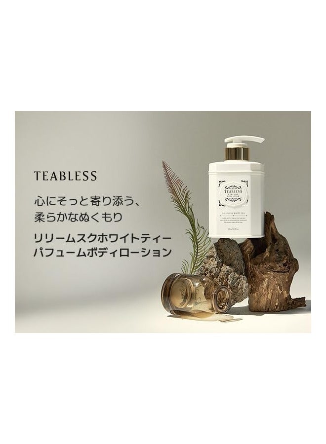 TEABLESS Lily Musk White Tea Perfume Body Lotion (480g) | Hydrating Daily Moisturizer | Floral Musk Scent | Korean Skincare - Image 2