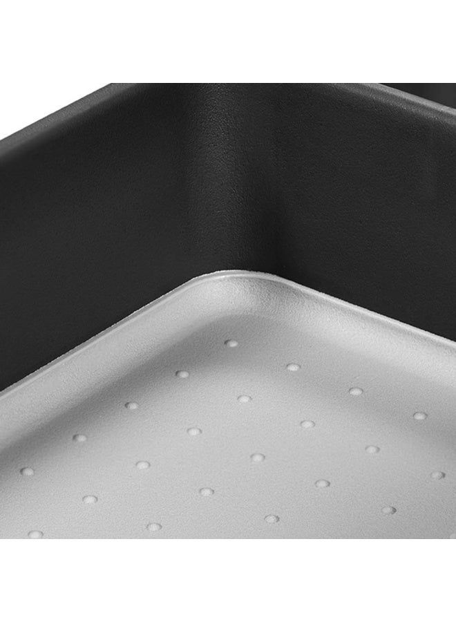 Madesmart صينية أدوات المائدة القابلة للتوسيع من ميدسمارت، منظم أدوات قابلة للتعديل للأدراج، بطانة ناعمة، قاعدة غير قابلة للانزلاق، متينة وسهلة التنظيف، رمادي - Image 5