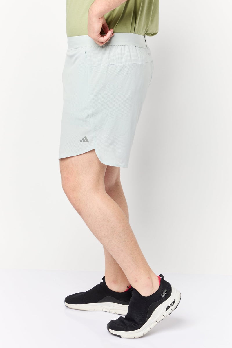 Adidas Men Sportswear Fit 7 Inseam Training Shorts, Light Grey - Image 3