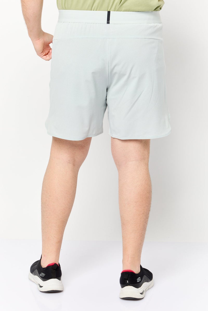 Adidas Men Sportswear Fit 7 Inseam Training Shorts, Light Grey - Image 2