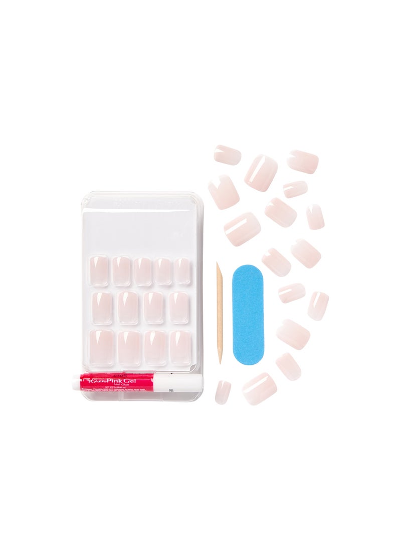 KISS - Bare But Better Nails Short Square BN01C - Image 1