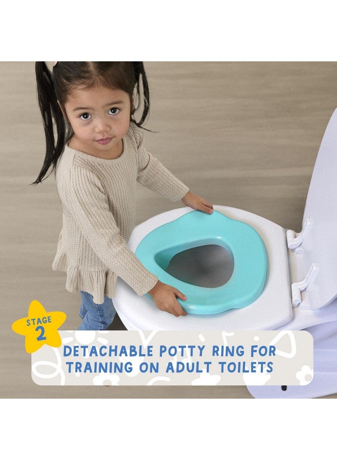 Ms. Rachel 2-in-1 Playtime Floor Potty Trainer With Sound - Stage 1 Training - Removable Potty Seat for Stage 2 Training - 6 Ms. Rachel Sounds and Music - Storage - Removable Parts for Easy Cleaning - Image 2