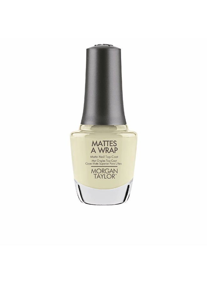 Morgan Taylor Mattes A Wrap Top Coat 15ml - Image 1