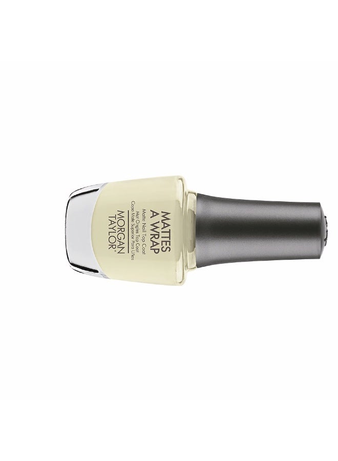 Morgan Taylor Mattes A Wrap Top Coat 15ml - Image 2