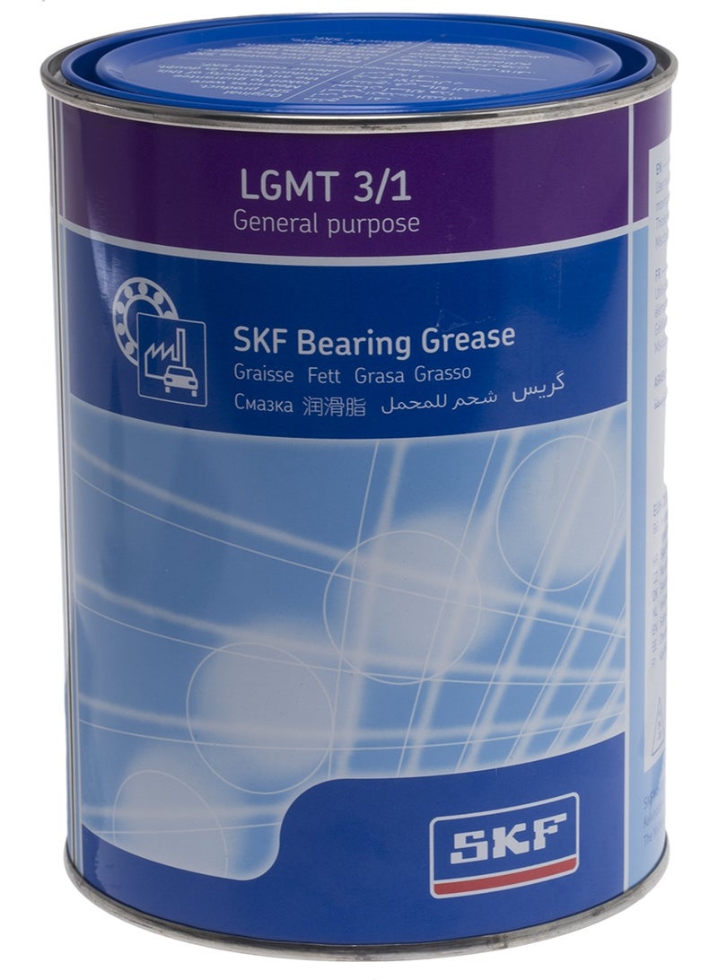 SKF LGMT 3/1 General Purpose Mineral Oil Bearing Grease, 1 kg