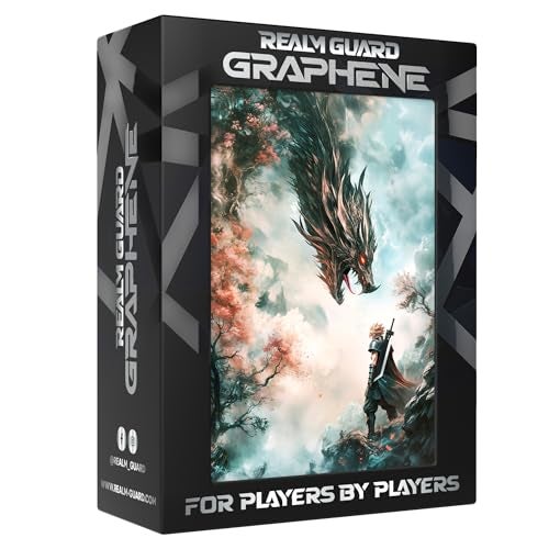 Realm Guard Graphene -100ct Textured Matte TCG/MTG Art Sleeves (Fantasy Dragon) - Image 2