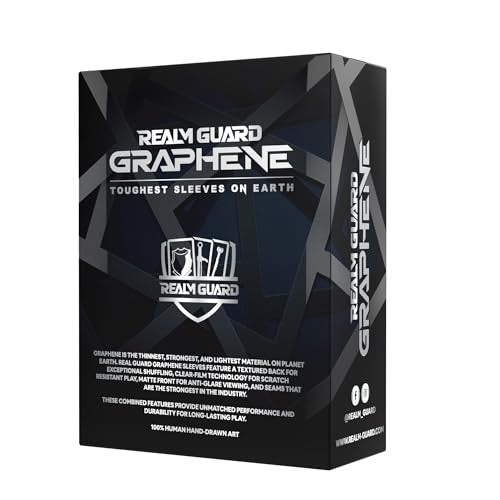 Realm Guard Graphene -100ct Textured Matte TCG/MTG Art Sleeves (Fantasy Dragon) - Image 3