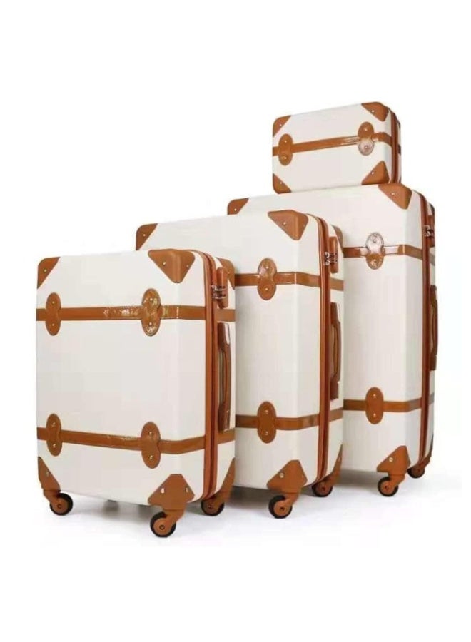4Pcs Travel Luggage, Suitcase Set with Spinner Wheels - Image 1