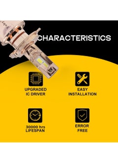 Toby's Toby's LX150 H4 2 Pieces Car LED Headlight Original 150W/piece & 300 W PairPower 15000/piece Lumens With Color Temperature 6500K  - Image 3