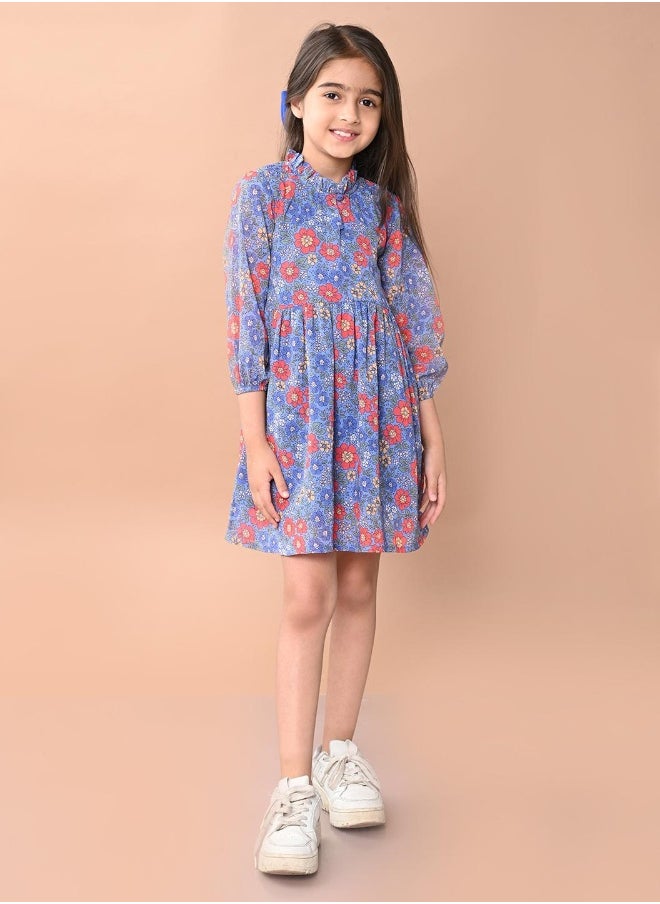 LILPICKS Printed Fit n Flare Dress  - Image 5