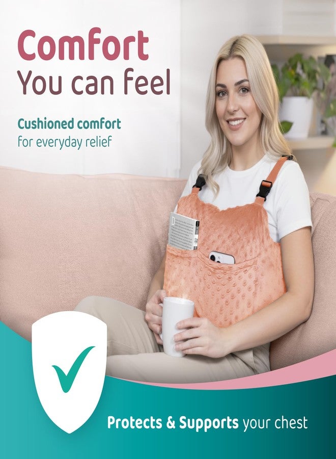 Zomaple Post Mastectomy Pillow Post Surgery - Post-Op Essentials, Breast Augmentation/Reduction & Mastectomy Recovery Supplies - Washable Cover for Comfort & Support - Image 3