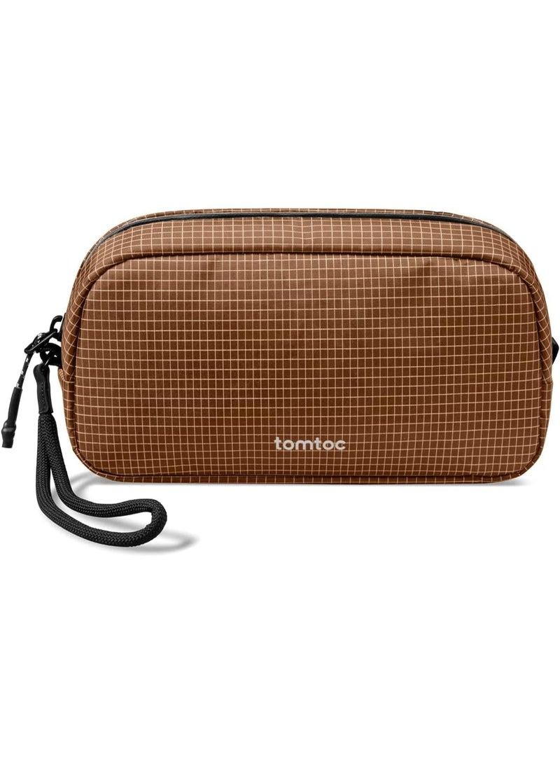 Tomtoc Light-T12 Advanced Tech Organizer – Electronic Accessory Travel Case, Water-Resistant Dual-Compartment Cable Organizer Bag for Charger, Cords, Power Bank, Hard Drive & Phone - Image 1