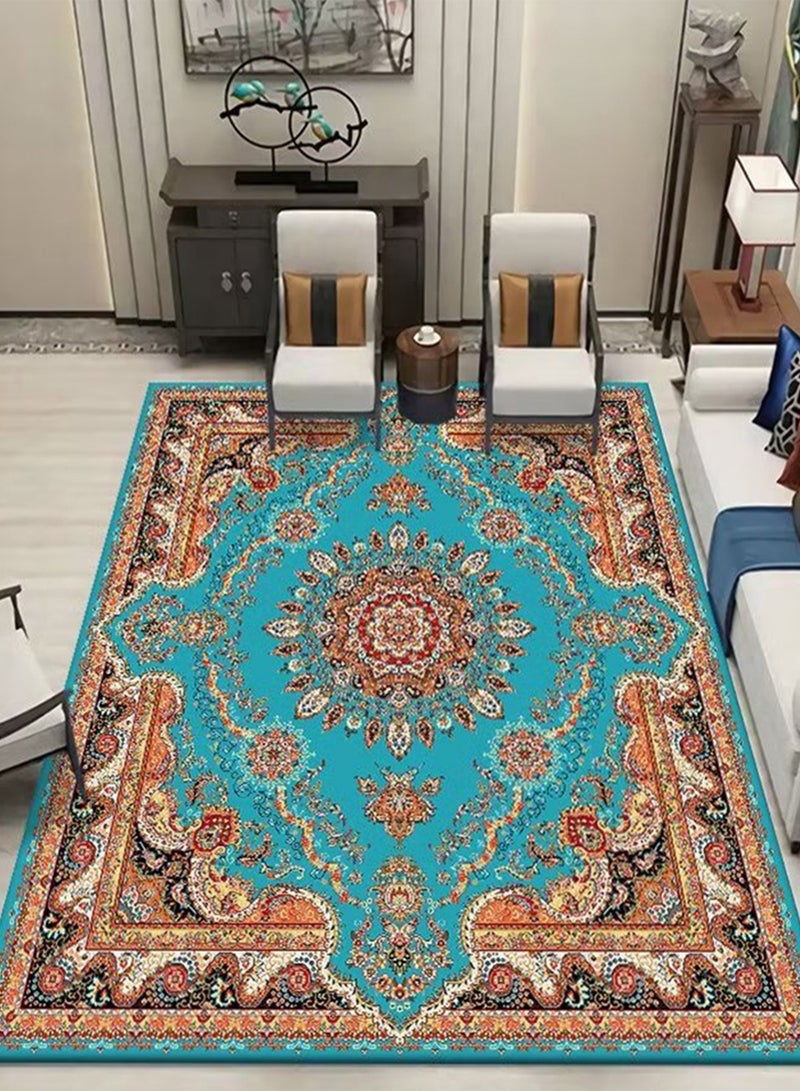 Sharpdo Thickened Retro Boho Soft Carpet Vintage Bohemian Ethnic Area Rug Living Room Bedroom Indoor Persian Floor Rugs 160*230CM - Image 1