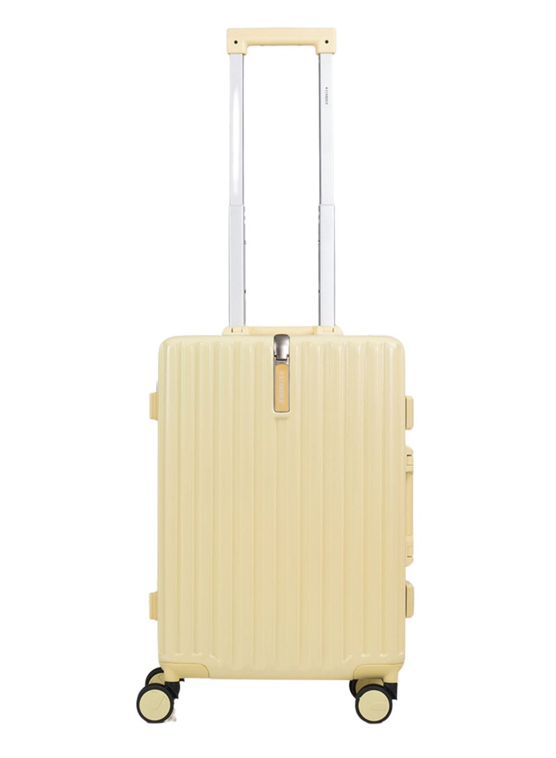 ستارجولد حقيبة الأمتعة TPC حقيبة جانبية صلبة بعجلات دوارة 360 درجة وحقيبة سفر بنظام قابل للقفل - Image 1