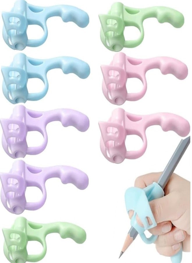 TRUSBEE Pencil Grips for Kids Handwriting, 8 Pack Pencil Grippers, Toddler Pencil Grip Pencil Holder for Kids, Finger Grips Posture Correction Writing Tool for Toddlers Preschooler Training - Image 1