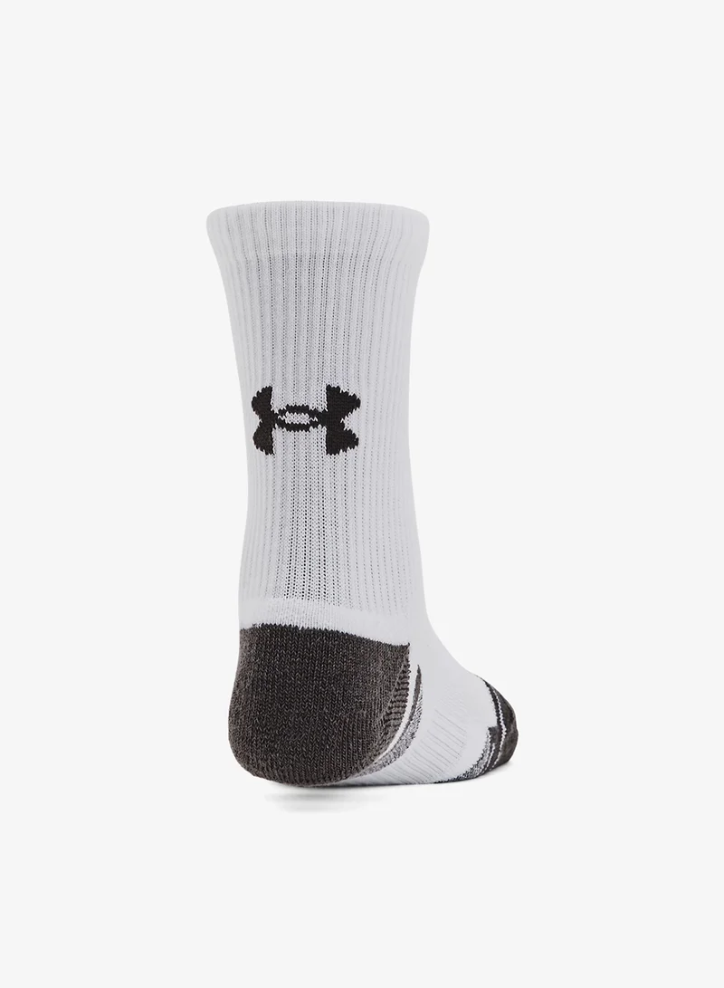 UNDER ARMOUR Youth 3 Pack Performance Tech Crew Socks