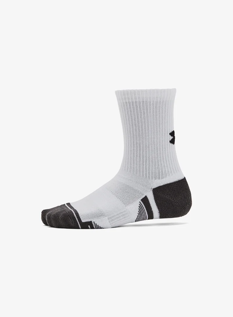 اندر ارمر Youth 3 Pack Performance Tech Crew Socks