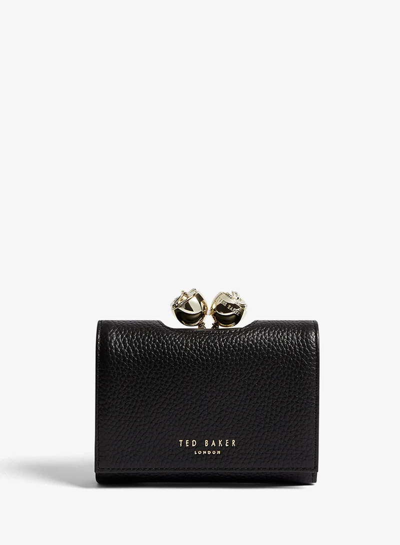 تيد بيكر حقيبة يد جلدية صغيرة بتفاصيل وردة