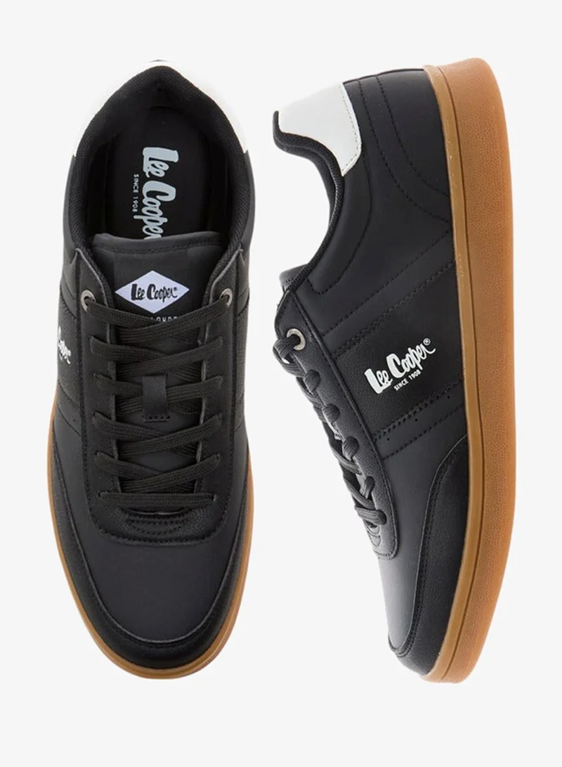 Lee Cooper Men's Logo Detail Lace-Up Sneakers