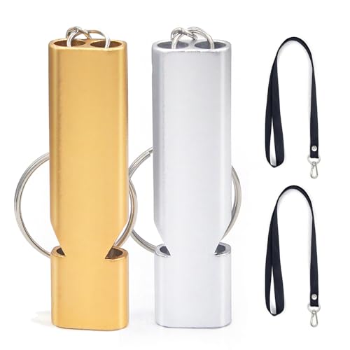HOYUTNESS 120 dB Loud Emergency Survival Whistle with Lanyard - Suitable for Coaches, Teachers, Dog Training, Kayak Accessories, and Hiking Safety Tool - Image 2