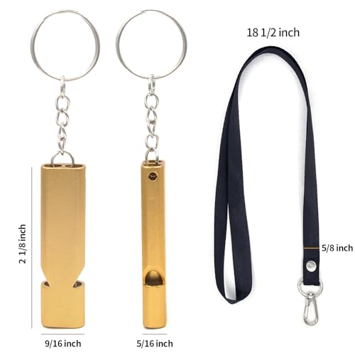 HOYUTNESS 120 dB Loud Emergency Survival Whistle with Lanyard - Suitable for Coaches, Teachers, Dog Training, Kayak Accessories, and Hiking Safety Tool - Image 3