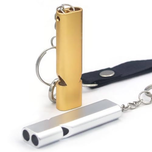 HOYUTNESS 120 dB Loud Emergency Survival Whistle with Lanyard - Suitable for Coaches, Teachers, Dog Training, Kayak Accessories, and Hiking Safety Tool - Image 1