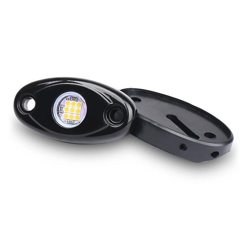 8 Packs LED Rock Lights for Trucks IP67 Waterproof Under Body Wheel Well Light Exterior Interior Lights for Car Truck Pickups Motorcycle Boat - Image 3