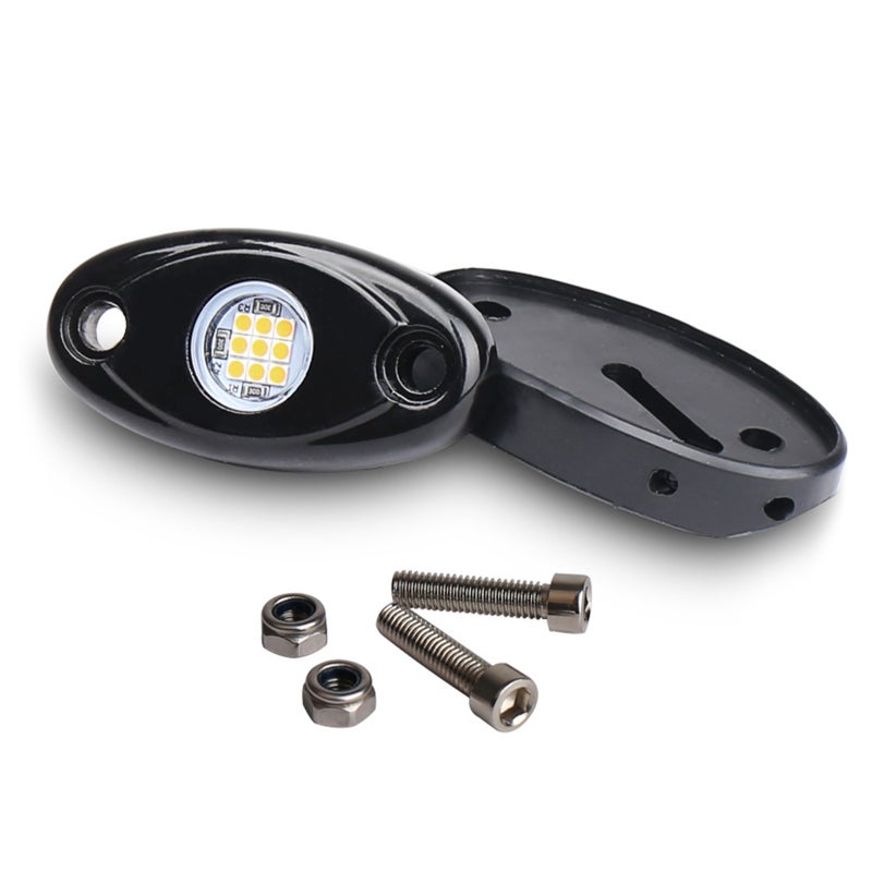 8 Packs LED Rock Lights for Trucks IP67 Waterproof Under Body Wheel Well Light Exterior Interior Lights for Car Truck Pickups Motorcycle Boat - Image 2