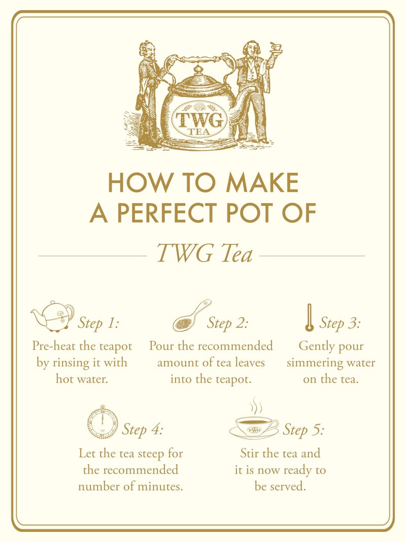 TWG Tea | Breakfast King Tea | Black Tea | Ginseng | Haute Couture Tin, 130g | Gift Set - Image 4