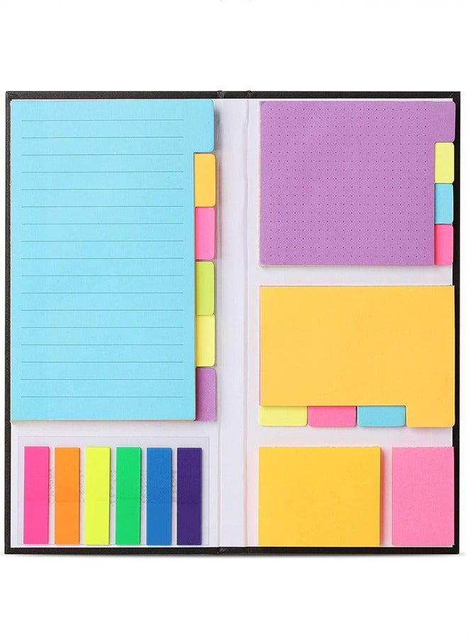 Generic Sticky Notes Set, 410pcs Divider Sticky Notes Tabs, Divider Self-Stick Notes Pads Bundle with Bookmark Index for Planner Sticky Notes Tabs for School Supplies, Office Supplies, Book Notes  - Image 1