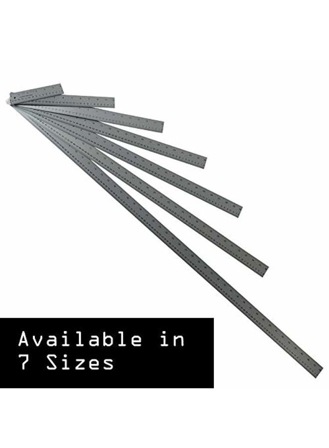 Ludwig Precision Alumicolor Ludwig Precision Non-Slip Backed Aluminum Straight Edge, 48-INCH - Image 4