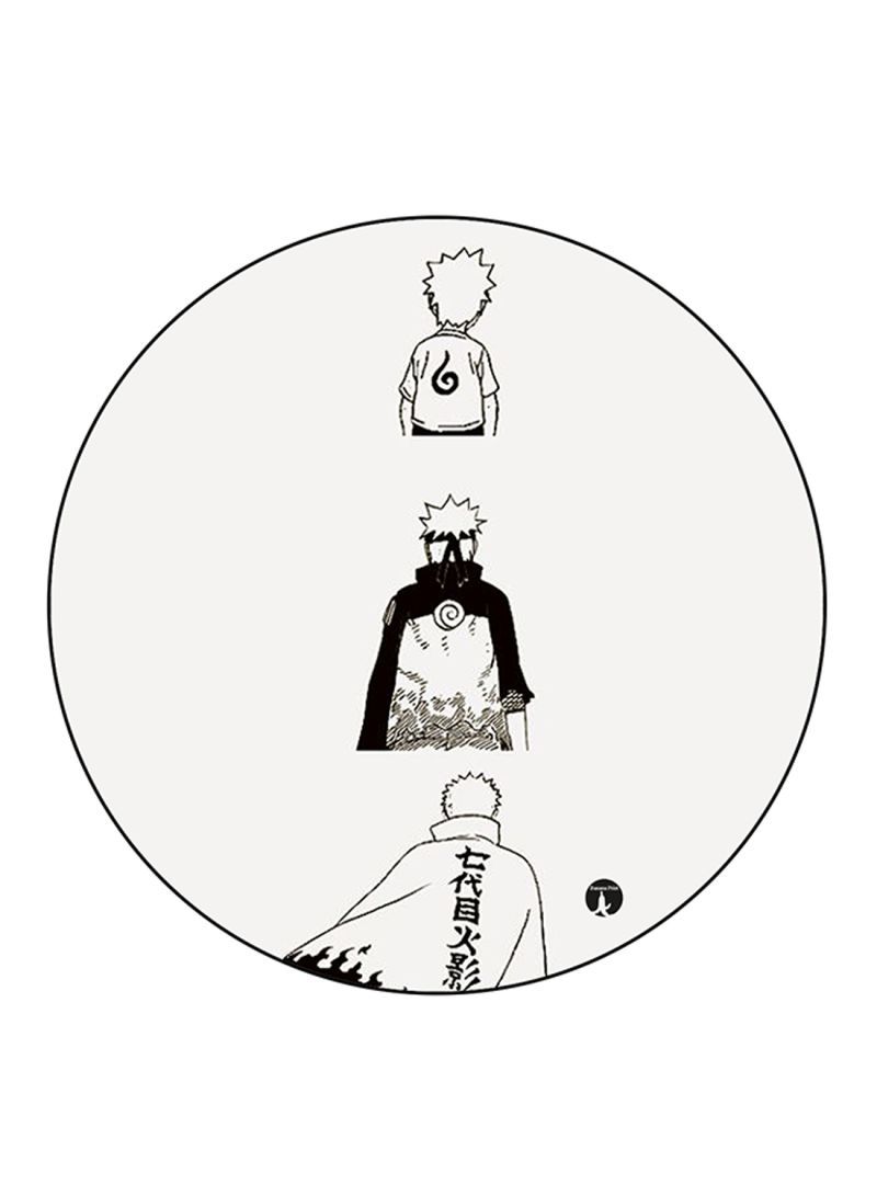 Anime Naruto Printed Mouse Pad Multicolour