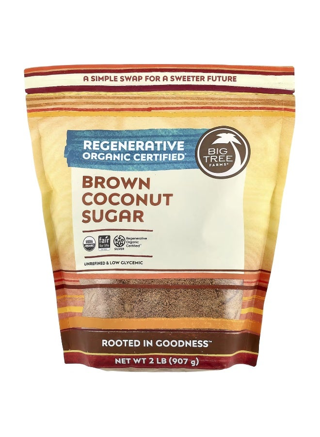 Big Tree Farms, Brown Coconut Sugar, 2 lbs (907 g)