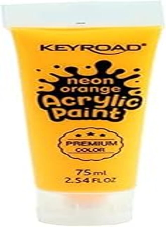 Keyroad acrylic paint 75 ml neon orange kr972215