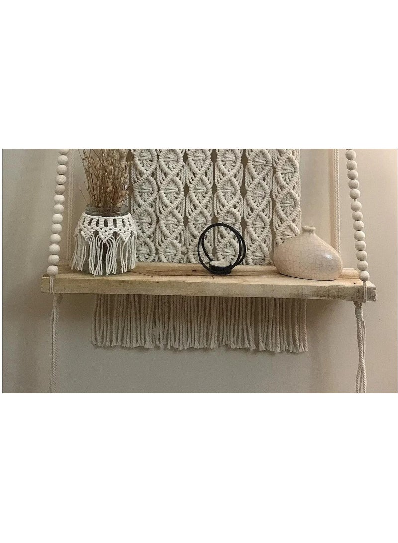 انتيكيانو رف حائط خشبي - Image 5