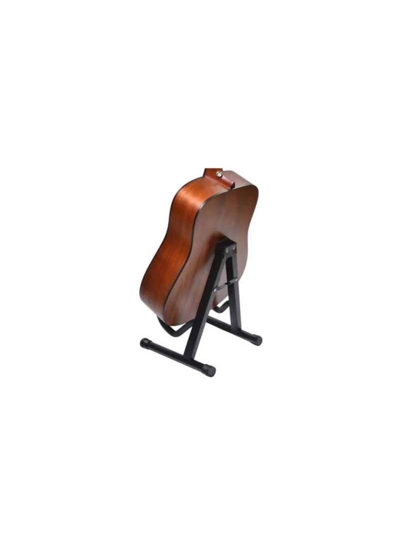 Megarya Megarya Guitar Stand,Portable A-frame Guitar Floor Stand for Acoustic Guitar,Classic Guitar,Electric Guitars,Bass,Ukulele (4-Pack, Black) - Image 3
