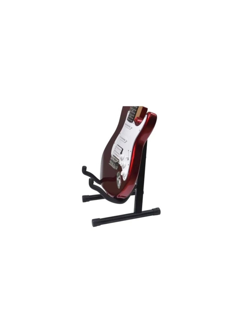 Megarya Megarya Guitar Stand,Portable A-frame Guitar Floor Stand for Acoustic Guitar,Classic Guitar,Electric Guitars,Bass,Ukulele (4-Pack, Black) - Image 2