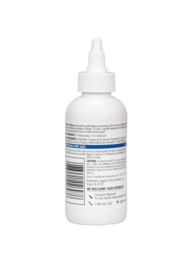 PetArmor PetArmor Ear Rinse for Dogs & Cats, 4 oz, Cleans Dirt, Yeast, Wax, and Bacteria from Pet's Ears, Easy to Squeeze Bottle  - Image 2