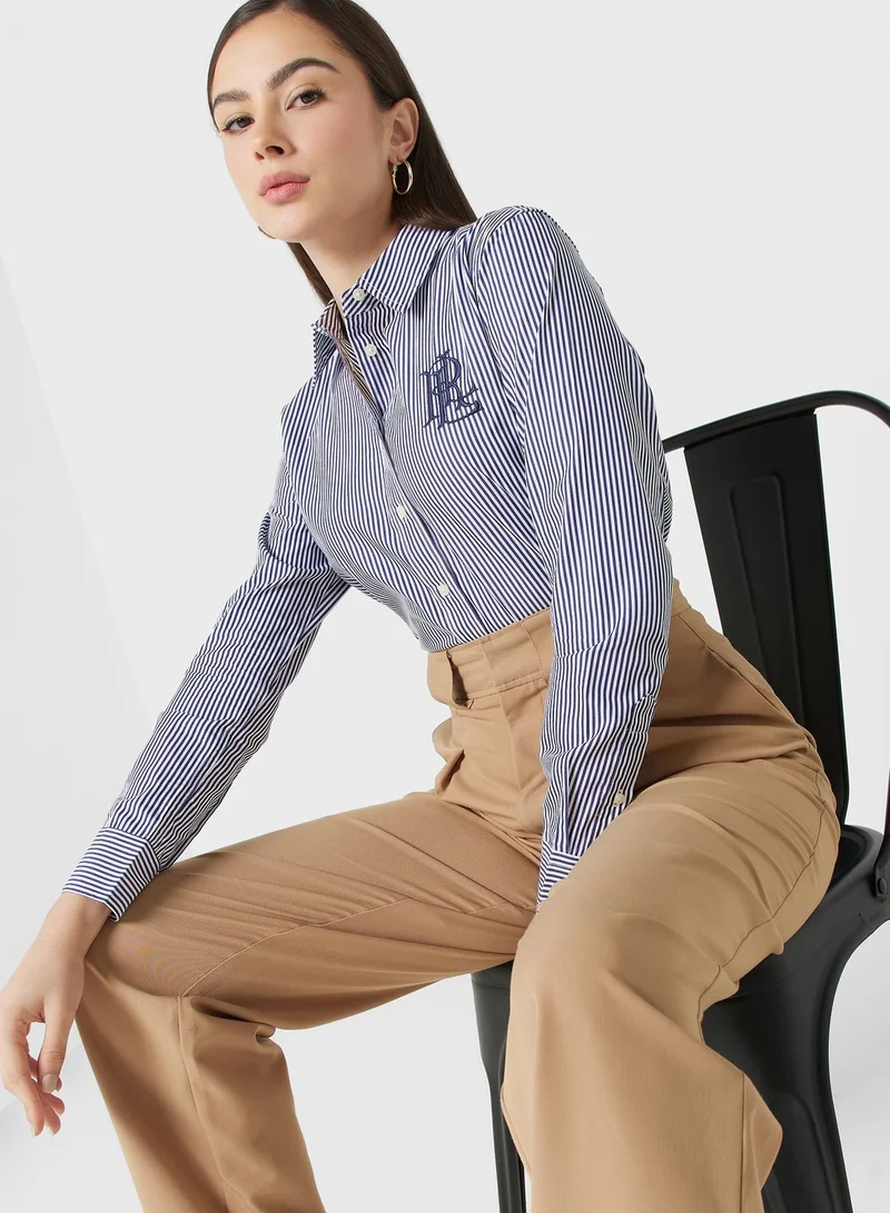 Lauren Ralph Lauren Logo Button Down Shirt