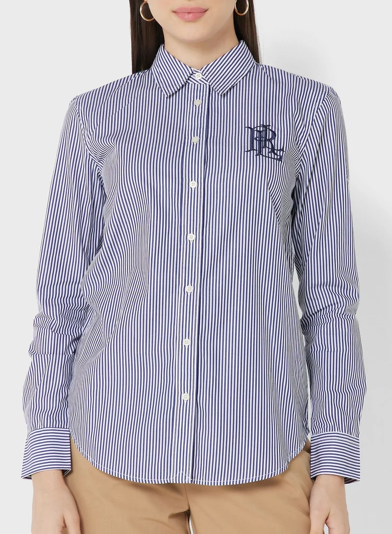 Lauren Ralph Lauren Logo Button Down Shirt